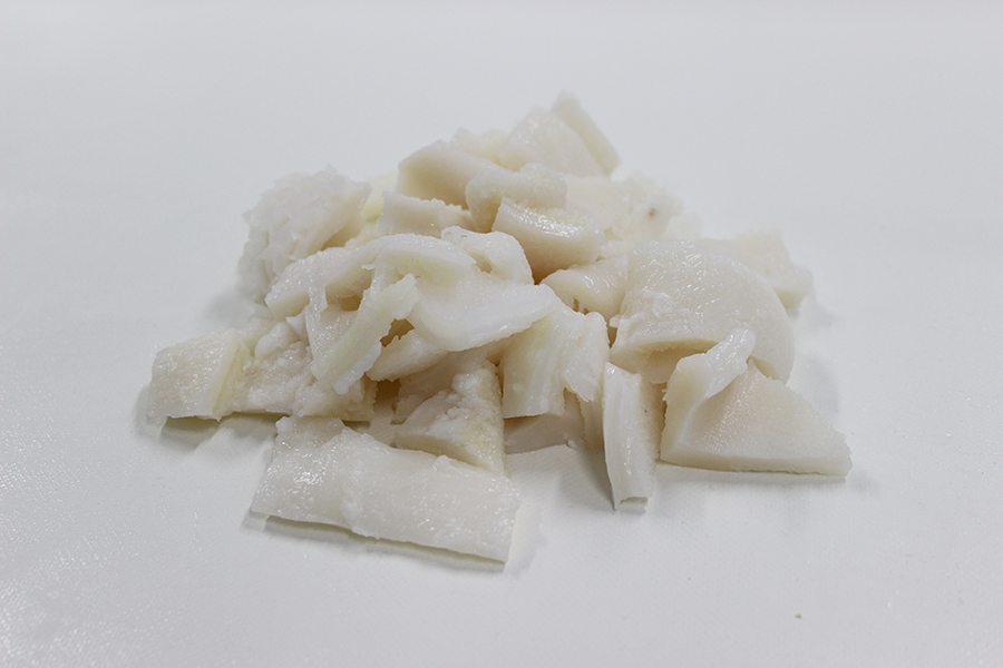 Tripa blanca troceada de ternera